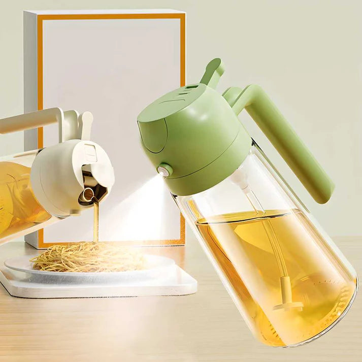 Portable Sprayer Oil Dispenser – Glass Bottle