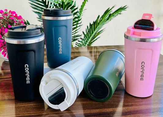 Stainless Steel Coffee Mug with Smart Temperature Display