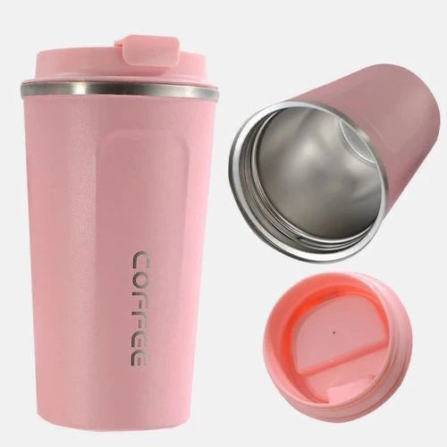 Stainless Steel Coffee Mug with Smart Temperature Display