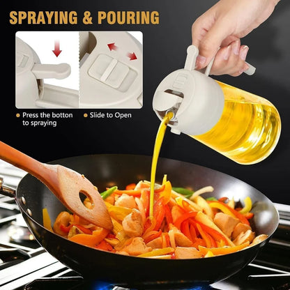 Portable Sprayer Oil Dispenser – Glass Bottle